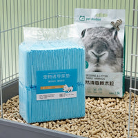 Birch Wood Guinea Pig Bedding and Wood Pellets, High Absorbency Pads for Small Animals Odor Control Guinea Pig Bedding 100-Pack