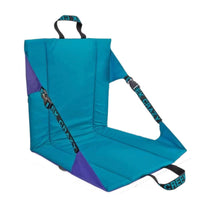 Outdoor Folding Seat Cushion with Backrest, Moisture-Proof, Portable Picnic Chair Pad
