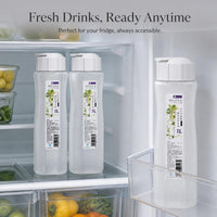 Japanese Style Heat-Resistant Plastic Cold Water Pitcher for Refrigerator, Large Capacity Milk Juice Kettle