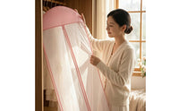 Garment Cover with Pink Trim Nonwoven Gown Garment Bag Lightweight for Brides