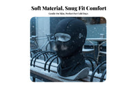 Thermal Fleece Balaclava Stretchy Fleece Lined Ski Face Cover Windproof Motorcycle Face Cover Universal Size Accommodates All