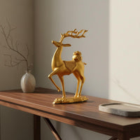 Symbol of Prosperity Chinese Fortunate Deer Ornament Wedding Gift Fortune Deer Figurine for Entryway