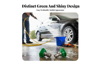 Color Coded 25 Degree Pressure Washer Nozzle Rust-Resistant Green Pressure Washer Tip Heavy-Duty for DIY Enthusiasts, Driveway Cleaning