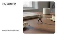 1:64 Miniature Scale Figure Dynamic Pose 1:64 Scale Person Figure Miniature Scene Person Additively Manufactured
