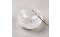 Natural White Quartz Bowl Translucent Quartz Bowl Carved Genuine for Altar