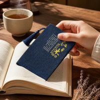 Chinese Style Rosewood Ebony Bookmark with Hand-Painted Bird and Floral Design, Ideal for Gifts and Souvenirs