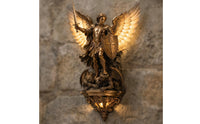 Gothic Sculptural Sconce Fantasy-Inspired Decorative Sconce Rustic Wall Light Fixture Organic for Entryways