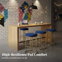Stackable Round stackable Seat Space-Saving Round Backless stackable Chair Modern Design Portable Stool Easy to Clean for Party Hosts, homeowners, Dining Room, Kitchen, Entryspace, Classroom
