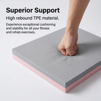 Portable Balance Pad, Thickened TPE Wobble Cushion for Stability Training, Non-Slip Gym Mat for Home Gym Exercise