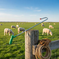 Sheep Leg Hook Compact Size Sheep Catcher Hook Anti-Scratch Animal Grabber Leg Crook for Shepherds, Livestock Handlers