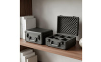 Graded Card Storage Box Large Capacity Slab Card Carrying Case Portable Aluminum Card Storage Enclosure for Hobbyists, Professional Participants