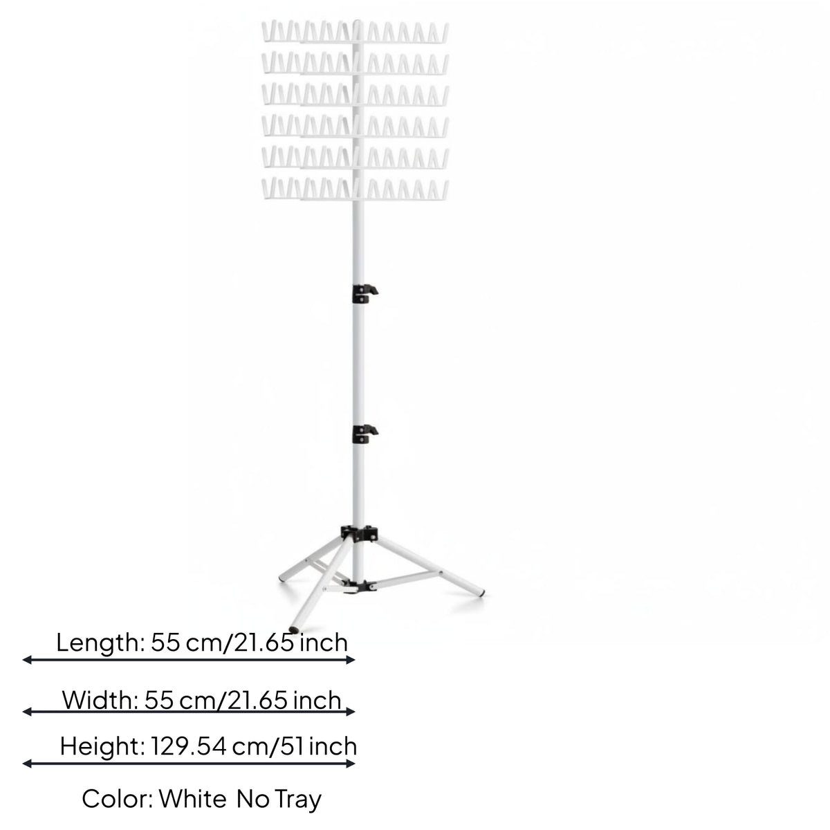 Multi-Row Design Hairpiece Tray Rack Large Capacity Adjustable Hairpiece Intended for Salon, Beauty Shop