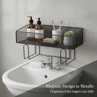 Bathroom Toilet Shelf Organizer Over-Toilet Storage Rack Multi-functional Washbasin Layered Shelf