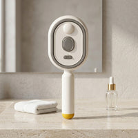 Electric Hydrating Hair Brush Mist-Spraying Hair Brush with Water Tank Refillable Electric Spray Comb for Women, Adults, Home, Travel
