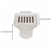 Swimming Pool Overflow Outlet Easy to Install DN63 Drain Fitting Plumbing Hardware