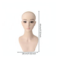 Styling Model Head Versatile Female Head Form PVC for Hair Stylists, Studio