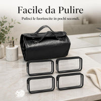 4-in-1 Detachable Travel Cosmetic Bag Large Capacity Foldable Organizer