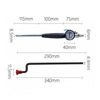 Universal Fit Quick Tire Inflation Rod Hand Operated Manual Tire Inflator Heavy Duty Air Chuck Rod Easy to Use for Roadside Repair, Garage