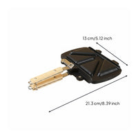 Easy to Clean Non-Stick Sandwich Press Even Heat Distribution Nonstick Toast Mold Aluminum Panini Press for Home Kitchen