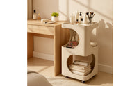 Open-Frame Rolling Salon Trolley Space-Saving Salon Trolley Sturdy Mobile Storage Cart with Wheels Long-Lasting for Beauticians