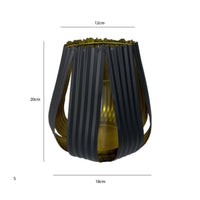 North African Candle Lantern Iron Decorative Metal Candle Holder Indoor & Outdoor Use Home Decor for Courtyard