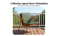 urban and aesthetic Minimalist Iron Armchair Retro design Single Sofa Light Luxury Indoor Seating Geometric Frame for Design aficionados, Business Owners, Cafe, Living Room, Bedroom, Office
