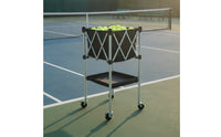 Tennis Ball Cart with Wheels Heavy-Duty Ball Cart for Coaches, Trainers