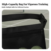 2 Pieces Tennis Ball Waist Bag Versatile-Sport Use Tennis Ball Holder Hands Sports Accessory for Instructor Es, Athletes, Training Golf Course