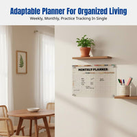 Transparent Magnetic Acrylic Board, Erasable Fridge Note Board, Weekly Monthly Planner, Refrigerator Display