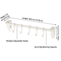 Hanging Rack Single Piece Cloth Holder Over the Door, Modern Style Wardrobe Organizer for Students, Kitchen for Cabinet Towels