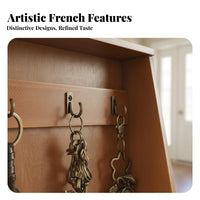Attached to the Affixed to a surfaceMounted Key Holder With Hangers Attached to the Affixed to a surfaceMounted Key Holder and Mail Rack