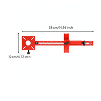 Multifunctional Router Circle Jig Slotted Track Circle Cutting Jig Locking Knobs Router Guide Ruler High Stability for Woodworking Shop