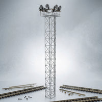 LED Beacon Station Model 1:87 Lattice Structure with Ladder Realistic HO Scale Structure Industrial for Collectors