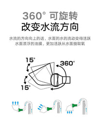 鱼缸百合出水口 过滤出水缓解水流自然流动过滤器双接口 水族用品
