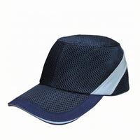 Lightweight Mesh Safety Helmet Curved Brim Cap-Style Helmet Rounded Crown Safeguarding Gear Short Bill