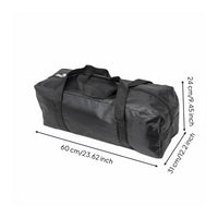 Storage Duffel Bag Black Oxford Storage Bag Heavy-Duty Luggage Item