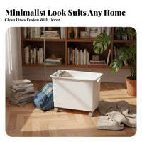 Underbed Storage Box with Wheels Multifunctional Storage Container with Wheels Space Saving Under Desk Organizer for Living Room, Bedroom, Washroom