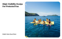 High Buoyancy Floating Water Mat Thickened Design Large Floating Water Pad Portable 3-Layer XPE Foam Mat Lightweight for Family, Kids, Beach, Lake