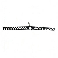 8 Mm Thick Lat Pulldown Handle Black Seated Row Handle Metal Neutral Grip Lat Pulldown Bar Perforated