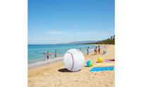 Long-Lasting PVC Giant Inflatable Soccer Ball Multi-Sport Design Oversized Inflatable Volleyball Thickened Material Outdoor Toy for Backyard