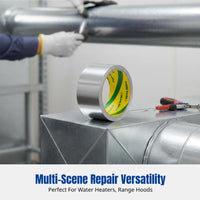 Aluminum Foil Tape, Thickened, High Temperature Resistant, Strong Multi-Purpose Repair and Sealing