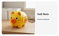 Electronic Piggy Bank Large Capacity Cartoon Pig Bank Birthday Gift Password Savings Box for Kids, Girls