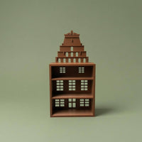 Mini Display Shelf Miniature Dollhouse Scene Prop Arched Top Shelf