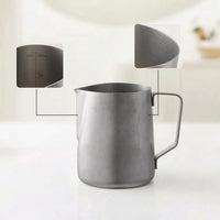 Coffee Foaming Pitcher 600ml Milk Foaming Pitcher 20 Ounce Jug for Baristas