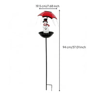 Solar Garden Stake with Umbrella Outdoor Solar Garden Stake Light for Flower Bed