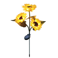 Solar Blossom Light Realistic Engineered LED Blossom Stake Light-Sensitive switch/Off Outdoor Lighting for Garden, Patio, Pathway
