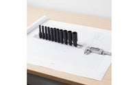1/4 Inch Drive Socket Set Robust 1/4 Inch Drive Power Socket Set Power Tool Accessory Heat-Treated Alloy Steel for Mechanics