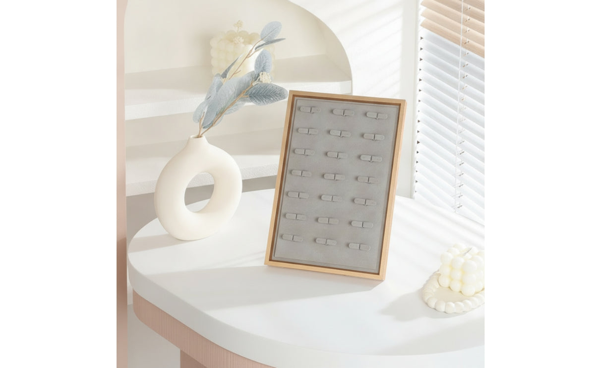 Jewelry Display Frame Stylish Earring Holder Space-Saving Organizer for Collectors, Vanity
