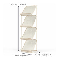Periodical Rack Freestanding Periodical Display Rack Metal for Bookstore