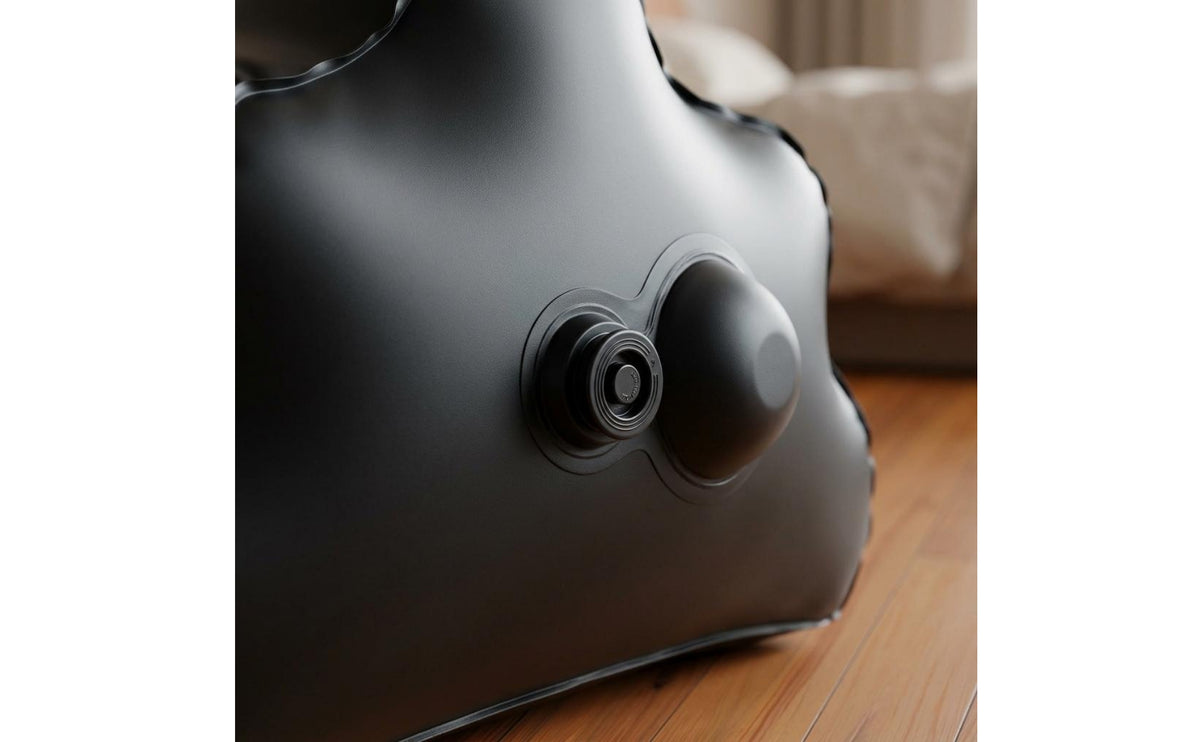 Inflatable Positioning Pillow Raised Sections Inflatable Wedge Pillow Glossy Portable Wedge Support Cushion for Bed, Floor